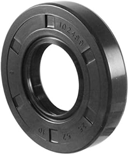 EAI Oil Seal 25mm X 52mm X 10mm (5 PCS) TC Double Lip w/Spring. Metal Case w/Nitrile Rubber Coating