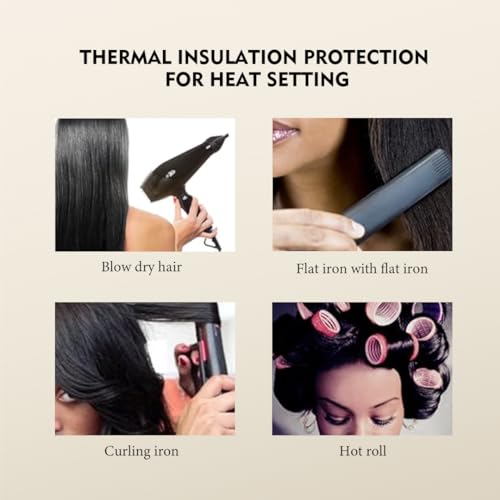 gowwim Hair Straightener Cream, 72h Long-Lasting Frizz Control Heat Protection up to 230°c (450℉) Plant Extracts Nourishing Smoothing Straightening Cream for Frizzy & Curly Hair 100g/3.53 Fl Oz