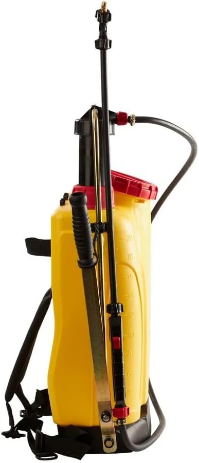 RoyalCondor Ceres 5.2 Gallon (20L) High Capacity Backpack Sprayer - Heavy-Duty Manual Pump Sprayer with Ambidextrous Lever