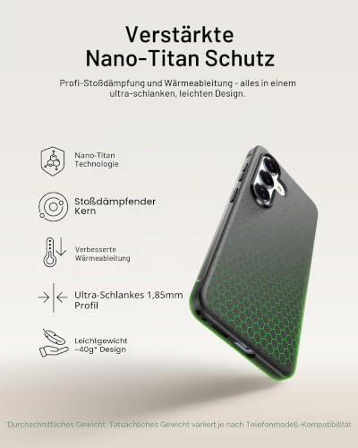 Belkin SheerForce Protect-Serie Magnetische Samsung Galaxy S26 Hülle, 4 m Aufprallschutz nach Militärstandard, Doppellagig, Griffig… – Ansicht 4