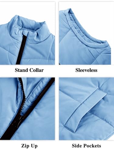 Image of Meikulo Boys Puffer Vest Zip Up Quilted Gilet Sleeveless Jackets