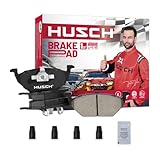 HUSCH Vorne Keramik Auto Bremsbeläge 0,405 Reibwert 1 Set mit 4 Bremsbelägen Für 1998-2001 Volkswagen Beetle, Für 1999-2001 Volkswagen Golf, Für 1999 2001 2008-2009 2011-2015Volkswagen Jetta