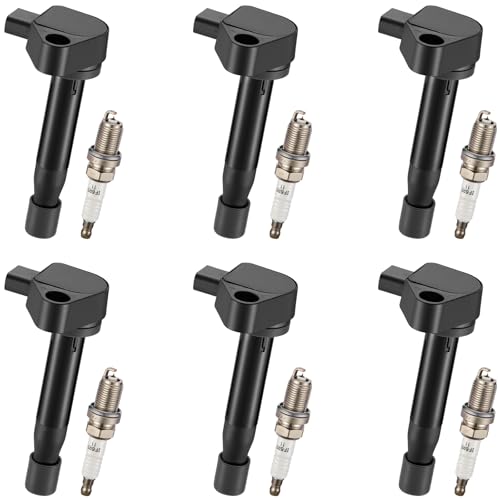Tune Up Kit For Honda Pilot 3.5L (2016-2021) - Includes 6 Ignition Coils, 6 Platinum Spark Plugs, Air & Cabin Filters | Also Fits MDX, Passport, Ridgeline, Odyssey