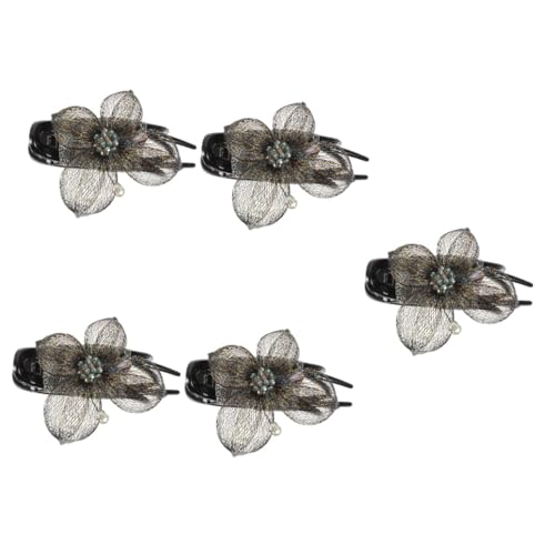 Barrette fait main avec fleur pour sublimer une coiffure de mariée ou de soirée