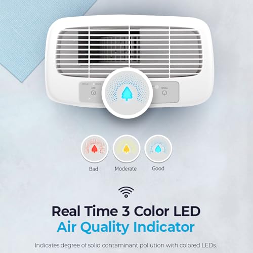 Image of CUCKOO Air Purifier for Home - HEPA Filtration Removes 99.9% Smog, Pollutants, PM Particles | Air Quality Indicator | Large Coverage Area upto 670 sqft | 8 Yrs Warranty (G-Tool (Navy Blue & White))