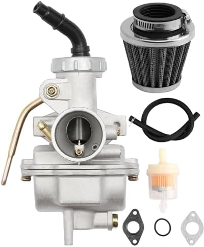 PZ20 Carburetor with Air Filter Gaskets for Kazuma Baja 50cc 70cc 90cc 110cc 125cc TaoTao 110B NST SunL Chinese Quad 4 Stroke ATV 4 Wheeler Go Kart Dirt Bike Honda CRF50F XL75 CRF80F XR50R