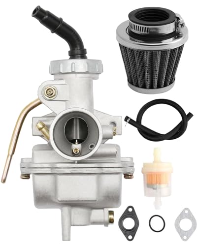 PZ20 Carburetor with Air Filter Gaskets for Kazuma Baja 50cc 70cc 90cc 110cc 125cc TaoTao 110B NST SunL Chinese Quad 4 Stroke ATV 4 Wheeler Go Kart Dirt Bike CRF50F XL75 CRF80F XR50R