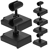 Support de micro réglable – idéal pour les magasins, les familles, la diffusion, l'enregistrement vidéo, etc. ; composé d'un cadre, d'une pince et d'un pied de micro de table