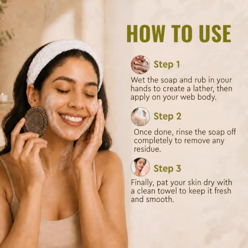 Image of Pure Herbal Panchgavya Bathing Soap 100g - Ayurvedic Natural Soap with Cow Ghee, Milk & Curd - Gentle Skin Nourishing Cleansing Bar for Daily Use - For Men & Women (Pack of 4)