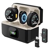 ピンマイク ワイヤレス 【高感度・高機能・業界新型】 iPhone/Android/PC 対応 2人同時使用 ワイヤレスマイク 瞬時接続 360°集音 配信用 収音録音 24時間使用 48KHz/24Bit ノイズキャンセリング Lightning変換器 充電ケース付 60m転送距離 超ミニ 軽量 マグネット式 技適マーク取得 YouTube/vlog撮影/動画配信/TikTok/生放送等適用