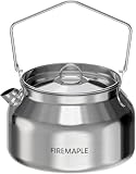 Fire-Maple アウトドアケトル キャンプケトル ステンレス 1.2L コンパクト 軽量 やかん ティーポット コーヒーポット 焚き火 直火対応 登山 ハイキング アウトドア キャンプ用品 収納袋付き