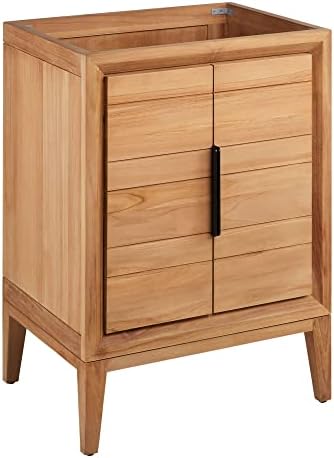Signature Hardware 482481 Aliso 36" Single Vanity Cabinet Only with Teak Cabinet - Less Vanity Top