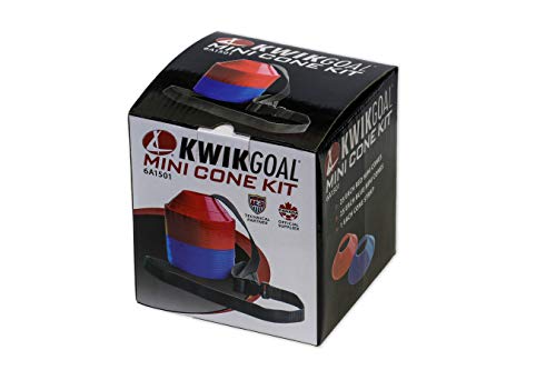 Kwik Goal Mini Disc Cone Kit (50-Pack), Blue/Red #TOP4