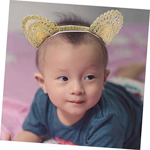 Beavorty 2 peças de orelhas de gato para bebês e meninas, acessórios de cabelo para meninas e menina