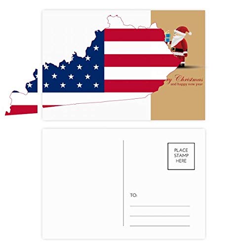 Cartes postales Kentucky lot de 20 avec cartes de remerciement étoiles à offrir