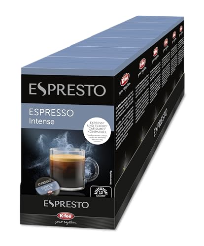 ESPRESTO Espresso Intense, kompatibel mit K-fee & Aldi EXPRESSI*, RFA zertifiziert, 96 Kaffeekapseln