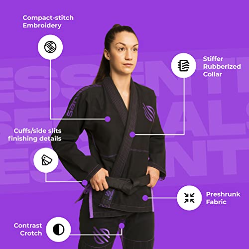 Sanabul EWG-BLACKW3 Essential Bjj Gi For Women thumb #3