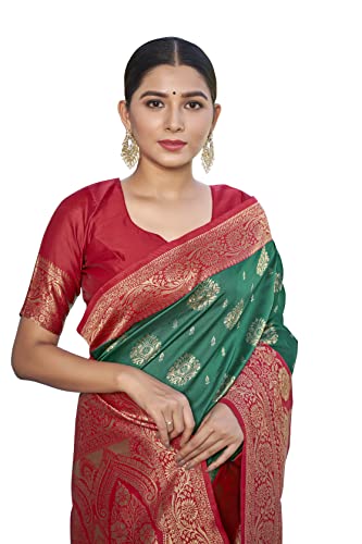 Image of Glory Sarees Women's Banarasi Silk Saree With Blouse Piece (Rich Silk101 Parent)