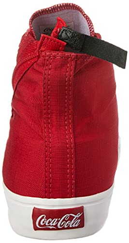 Tênis Coca-Cola Shoes, Atlanta Zipper, feminino, Vermelho/Preto, 38