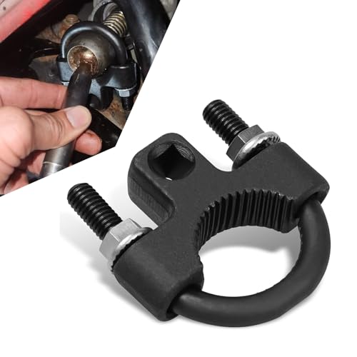 Titgoes Car Steering Wheel Inner Ball Head Rudder Wrench, U-shaped Tooth Pressure Non-slip Structure Metal Rocker Arm Detach Installation Tool, Vehicle Tie Rod Installation Accessories (Black)