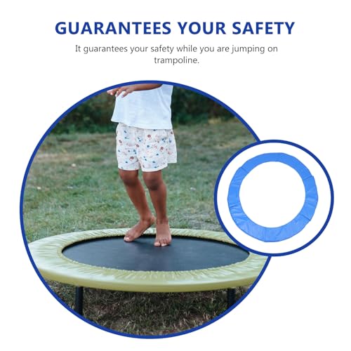 Protector lateral para trampolín infantil de exterior con espuma elástica azul 3
