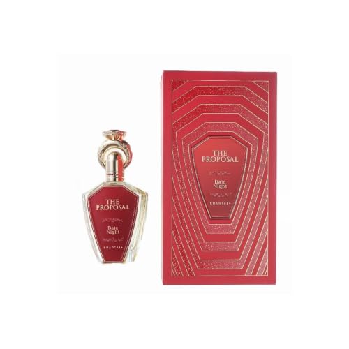 Khadlaj The Proposal Date Night Eau de Perfume Spray for Unisex, 3.4 Ounce