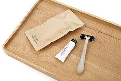 Bio Corn Individually Wrapped Hotel Toiletries Amenities Smooth Shave Disposable Razor With Cream (Case Of 100) #TOP2