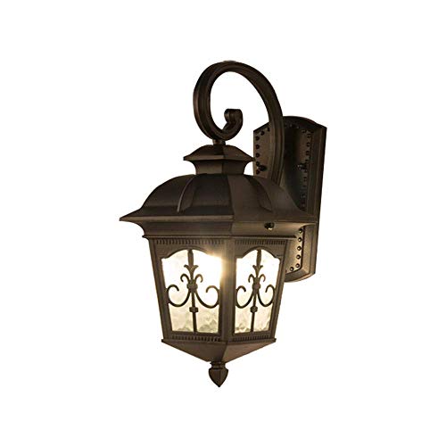 Lampe murale E27 imperméable style vintage pour allée et cour