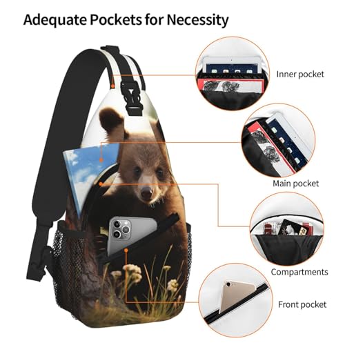 Sling Bag para mujeres y hombres mochila de viaje cruzada miniatura 5
