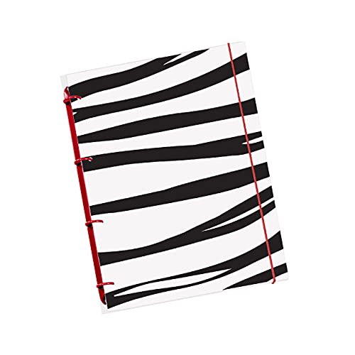 Carnet de notes A5 zèbre pour organiser vos réunions de bureau et projets de création