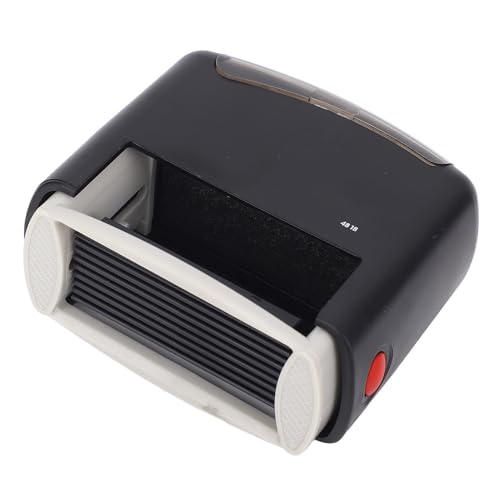 YDuupxe Black Self Inking Stamp with Pre Inked Red Ink for Office Document Management Approved Cancelled Completed Confidential Copied Entered Deposit Only Paid Scanned Received - Image 2