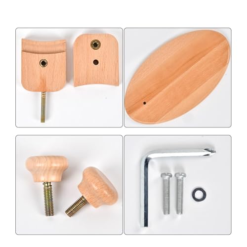 Euyehn Support réglable en bois de hêtre cr-OSS st-Itch Hoop Holder Hands – vue 6