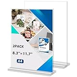 【Design Doppia Faccia】 Struttura a doppia faccia che consente di inserire due fogli contemporaneamente, garantendo massima visibilità da entrambi i lati.