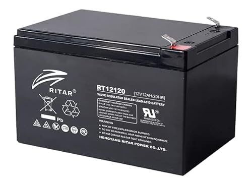 Ritar 12v-12ah rechargeable mobility scooter battery