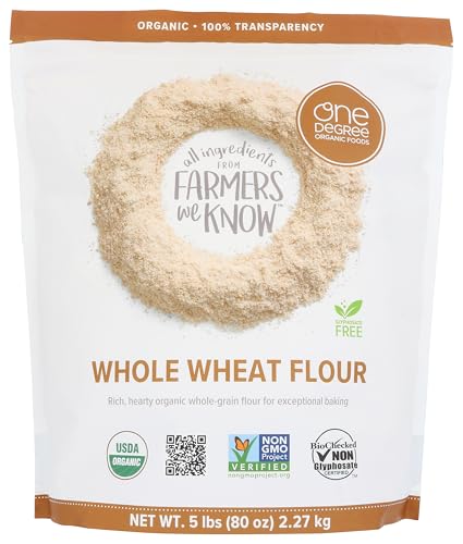 Onedeg: Flour, Og2, Whole Wheat, 80 OZ