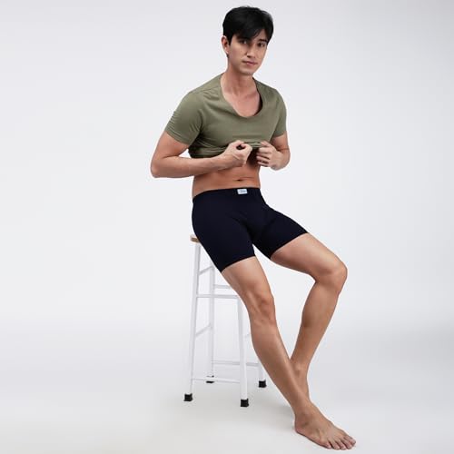 Image of Amul Comfy Men's Trunk Underwear | Soft Outer Elastic | Soft Waistband | Breathable Comfortable Innerwear | Pack of 10 | Color May Vary