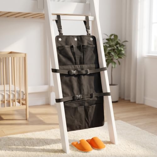 Funda colgante para escalera de litera con bolsillos organizadores OUNONA 5