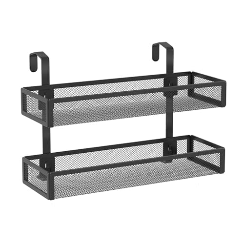 KAJHSTLOZ Workstation Desktop Storage Rack, Office Desk Basket, Tiered Rack, Office Desktop Wall-Mounted Storage Rack