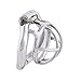 TERNENCE Super Small Stainless Steel Male Chastity Device Ergonomic Design Male Locked Cage Sex Toy (36mm XS Size)