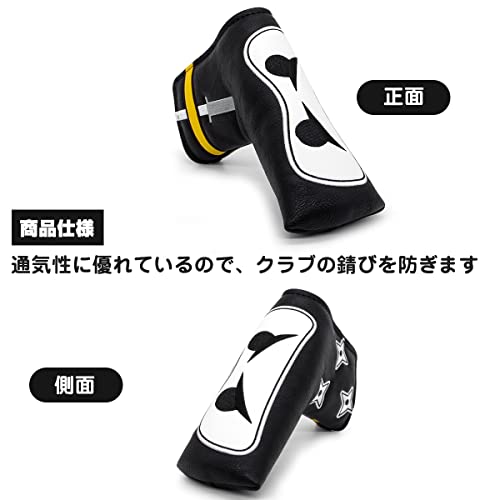 ゴルフクラブヘッドカバー 忍者仕様 ゴルフヘッドカバー ゴ