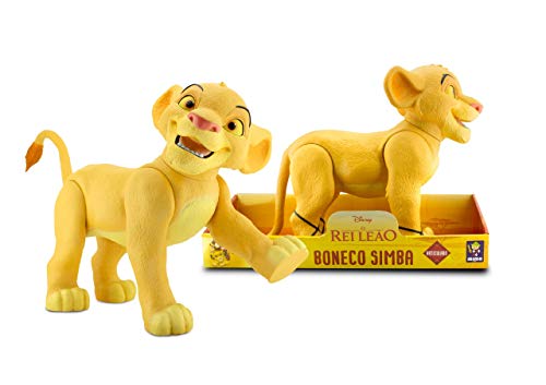BONECO SIMBA GIGANTE - 64 CM - MIMO BRINQUEDOS - DISNEY