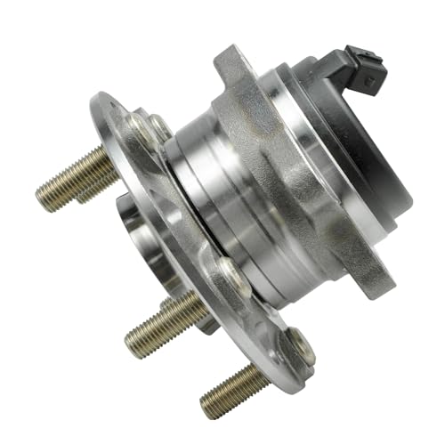 Image of Detroit Axle - 2pc Rear Wheel Bearing Hubs Assembly for Hyundai Sonata 2015-2019, Tucson 2016-2021, Veloster N 2019-2022, Kia Cadenza 2017-2020, Optima 2016-2020, Sportage 2017-2022, 5 Lugs w /ABS