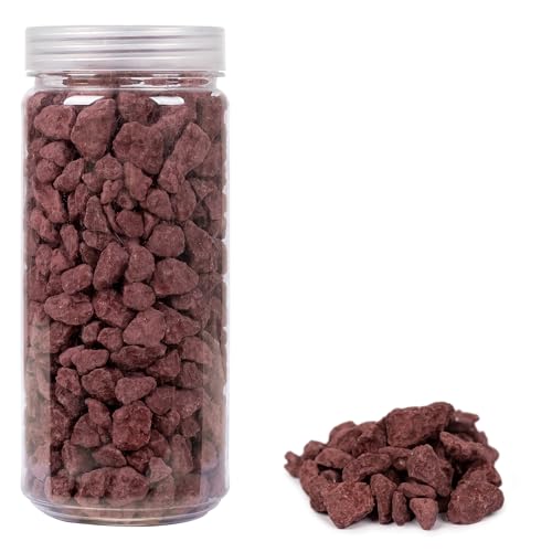 HEKU 30336-15: Piedras Decorativas Color Burdeos, 750 g, en Bote resellable