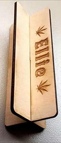 Wooden rolling up stand with slogan on 'Choose a name'