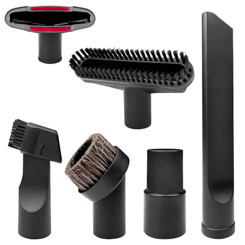 WinGluge Juego de 6 Piezas Accesorio Aspiradora, Cepillos Aspiradora, Boquilla Aspiradora, Cabezal de Aspiradora, Combinación Cabezales Aspirador, para Limpiar Sábanas Y Sofás, Compatible con Miele