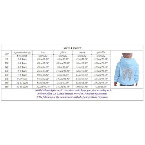 Sweat à capuche fille imprimé ange pull molleton confortable hiver