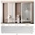NovaGrid Board 4PCS 3D Fluted Textured Panel Acoustic Slat Wall Panel Triple-Round Design for Interior Ceiling and Decoration 118"x8.6" (Silver)