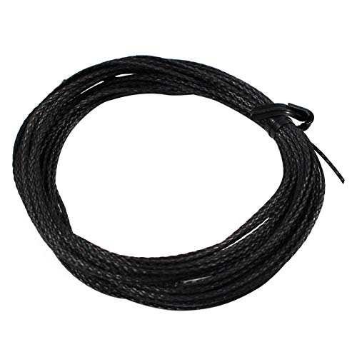 Black Braided Vectran Cord Survival 200lb Breaking Strength 25 Feet