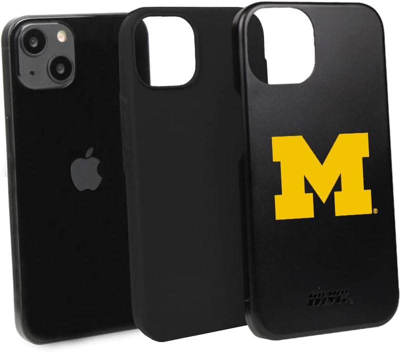 Guard Dog Case Compatible with iPhone 13 - Military Grade - Rugged Two Piece Protection - Collegiate Licensed - Michigan Wolverines - Logo
