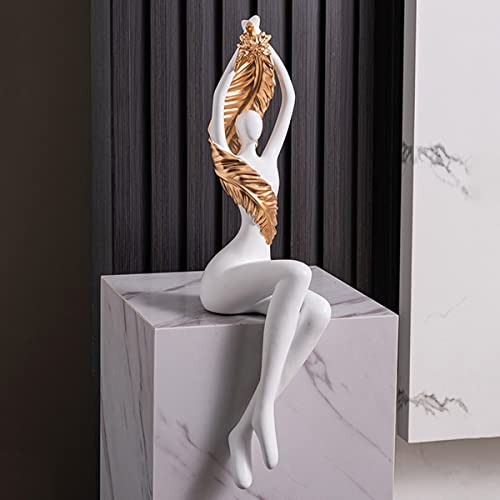 Figuras Decorativas Modernas Salon Plateadas Marca HAQMG